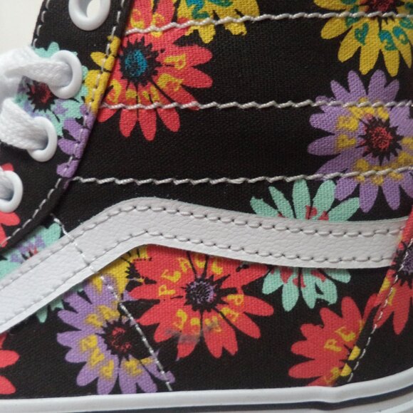 VANS Floral High-Top Sneakers - Retro Converse - Picture 4 of 13